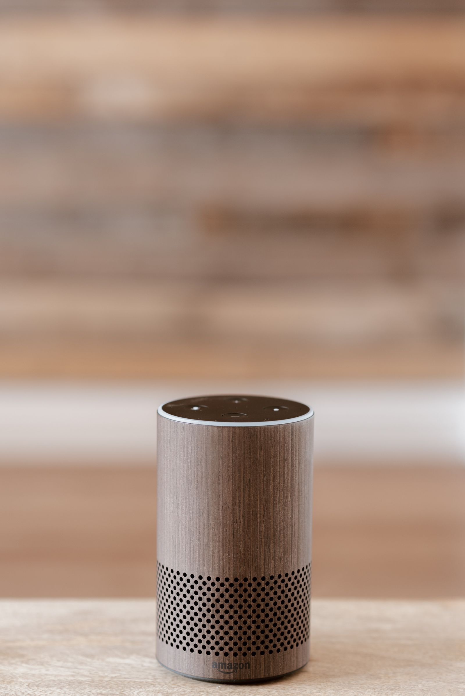 Close-up of a fabric speaker grille